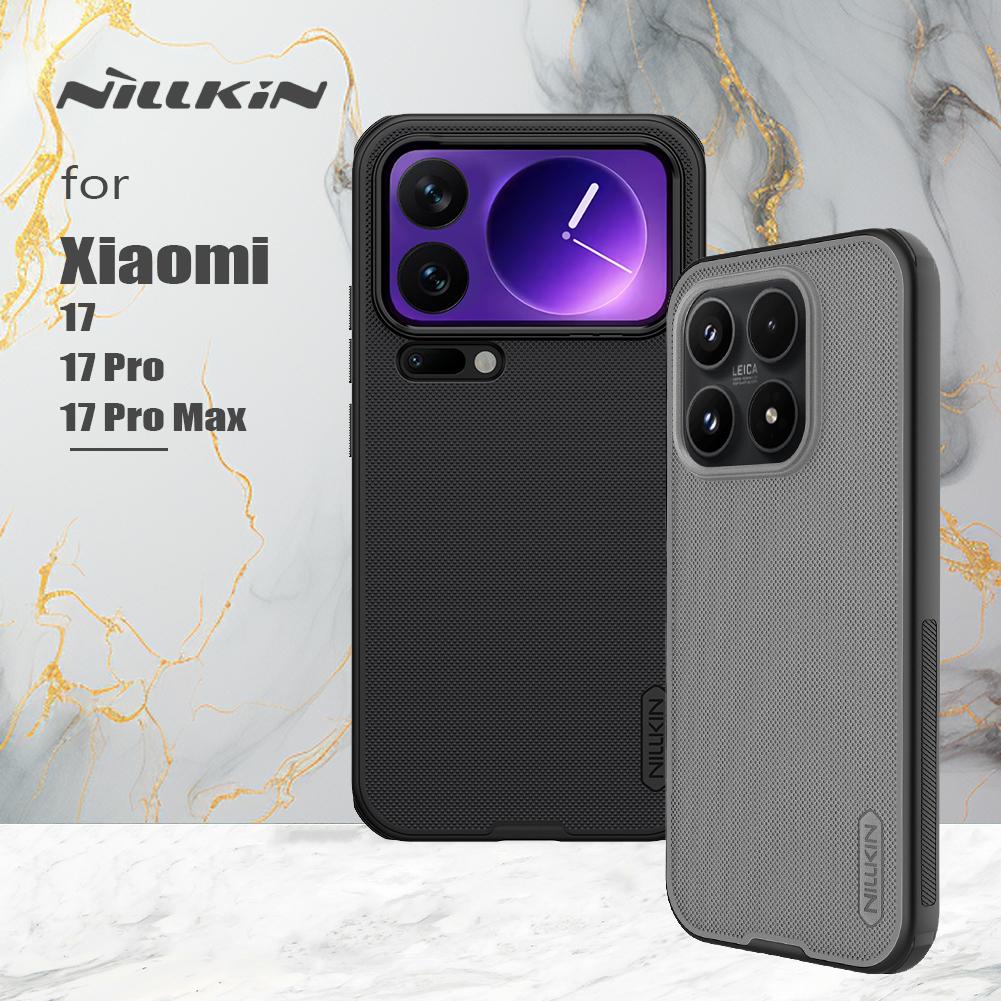 Para Xiaomi Mi 17 Pro Max / 17 Pro 5G Funda Nillkin Super Frosted Shield Ultra-Fina Dura PC Trasera Mate Protección 360 Fundas
