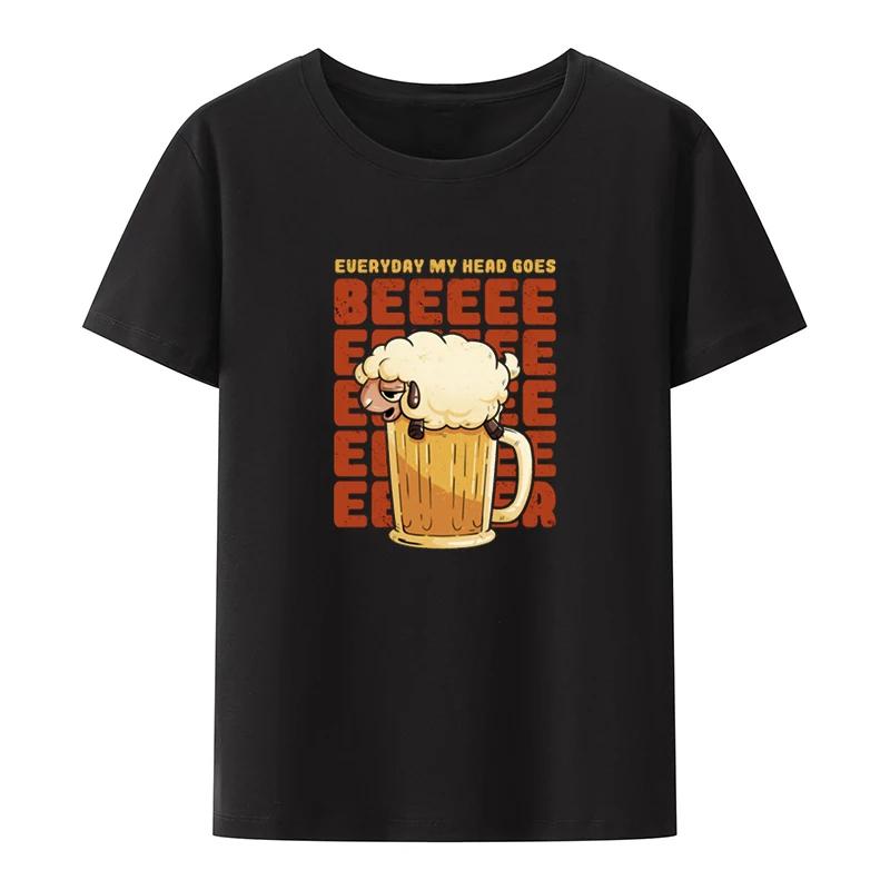 The Beers Graphic Printed Funny Tee T Shirt for Men Clothing Comfortable Breathable T-shirts Camisetas Camisa Novelty  62440