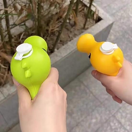 Cartoon Erbsenschleuder Wasserspritzer für Kinder Pflanzen Zombie Stil Sommer Spritzspielzeug Handliches Spritzspielzeug für Pool Strand Outdoor Spiel Lustiges Geschenk für Jungen