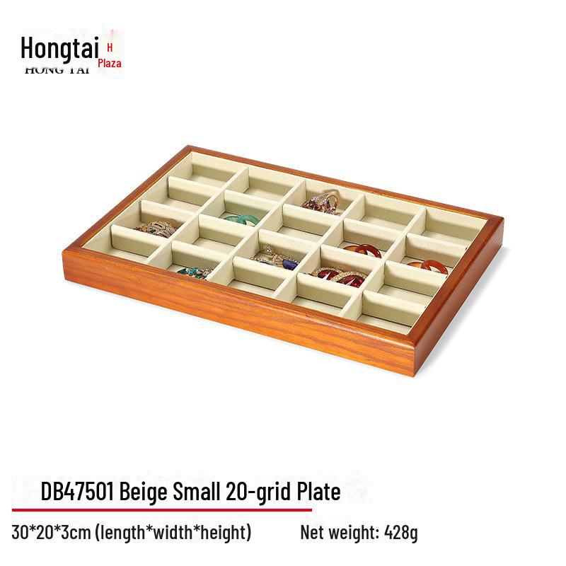 Jewelry Display Tray for Rings, Necklaces & Jade