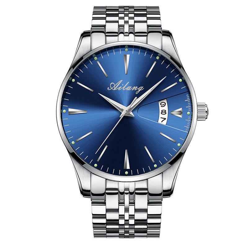 Мужские полностью автоматические механические часы AILANG, водонепроницаемые новые модные мужские часы