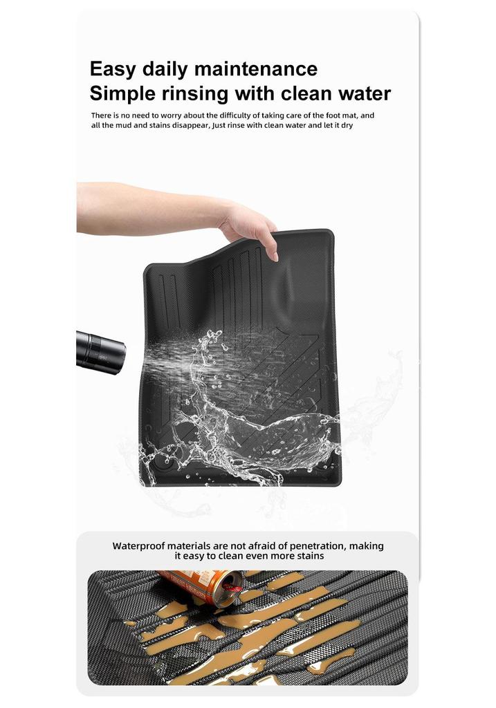 TPE Floor and Trunk Mats for 27 Rivian R2 Models