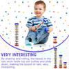 Baby Rain Stick Rainbow Hourglass Rain Music Instrument Toys Rattle Baby Educational Montessori Sensory Toy for Kids 6 12 Months