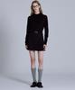 BASIC HOUSE Women'S High-Neck Long-Sleeve Sweater Black Lykt7202