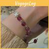 Artistic Geometric Lotus Butterfly Bracelet Vintage Alloy Design Women For