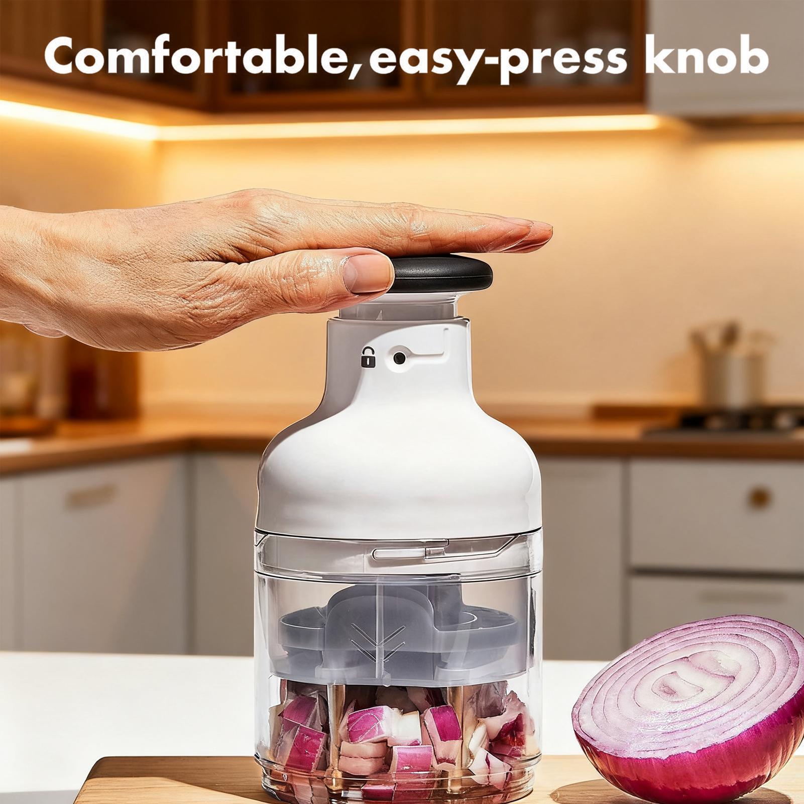 

Onion Chopper Hand-Press Non-Slip Handle Food Chopper Vegetable Cutter Dicer For Cabbage Carrots Cucumber Zucchini Picnic Family CHINA