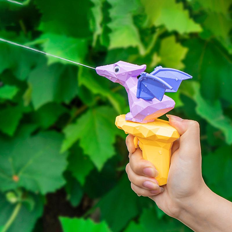 1 Piece Kids Swimming Pool Sand Beach Gun Splashing Toys Cartoon Dinosaur Water Gun Baby Bath Amusement Toy For Children