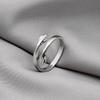 Creative Romantic Hands Hug Ring Niche Cute Retro Personality Index Finger Ring Woman