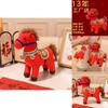 Year Of The Horse Plush Toy With Soft Short Pile For Lunar New Year Gift And Decor