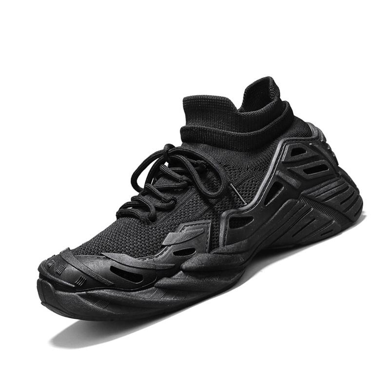 

Fashion 2025 Breathable Women Men s Mesh Shoes Thick-soled Sports Casual Shoes Anti-slip Outdoor Sports Shoe Knitted Socks Casual Shoe 39