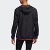 Adidas Sports Running Fitness Casual Windproof Breathable Hooded Jacket Men Jackets Black DQ2518