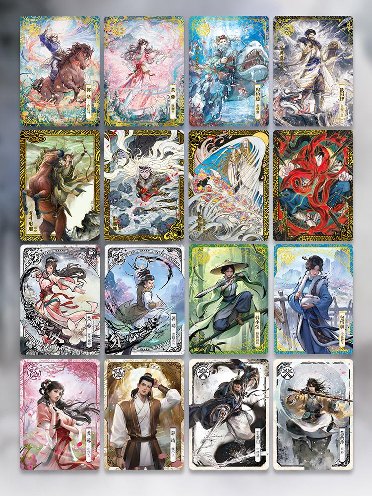 KAYOU Louis Cha Knight Command Card The Legend of The Condor Heroes Official Genuine Peripheral Collectible Cards Toys Gifts