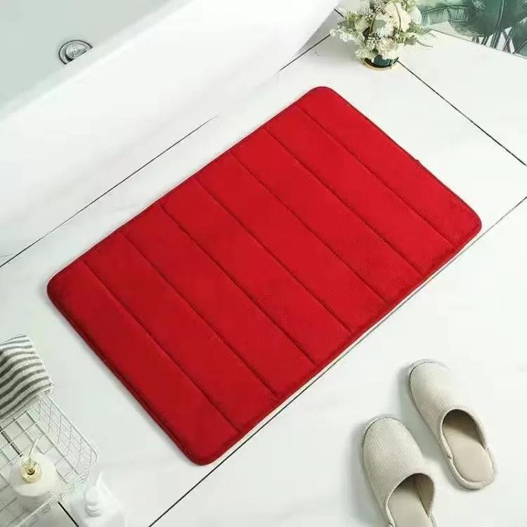 Super Absorbent Bath Mat Non Slip Rugs Soft Memory Foam Floor Mat Floor Shower Rug Home Decor Bathroom Toilet Carpets