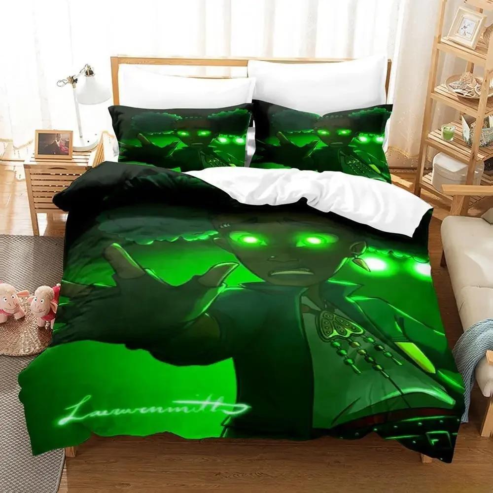 Nowy Komediowy Zestaw Pościeli Wendell & Wild Pojedynczy Bliźniaczy Pełny Queen King Size Zestaw na Łóżko Dorosły Dziecko Sypialnia Zestawy Poszewek na Kołdrę 3D Anime Łóżko