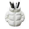 Umbra Studio Down Jacket Pen Holder, 3D Printed Desktop Organizer, Lightweight Durable Matte Texture for Students Dormitory Office