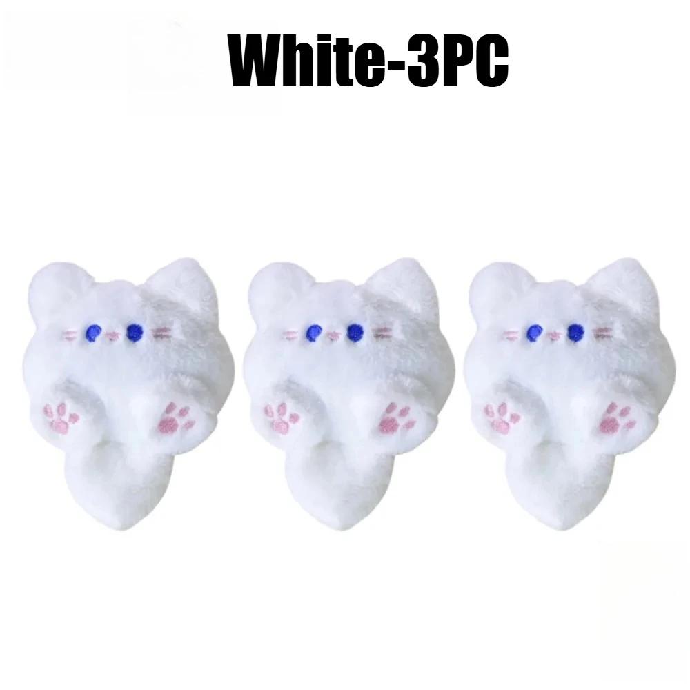 Kawaii Keychain Cute Plush Cat Doll Pendant Key Chain Girls Backpack Stuffed Keychain Soft Toy Couple Bag Decorative Gifts