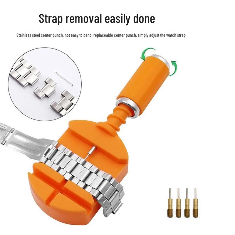 Watch Repair and Adjustment Tool Set: Strap Remover, Disassembly Tools, Link Modifier