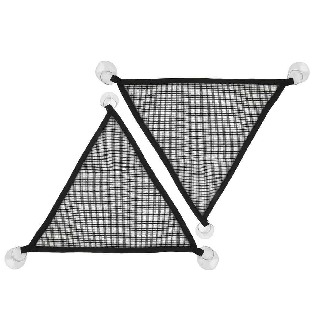 2Pcs Triangular Bearded Dragon Hammock Soft Replaceable Lizards Hammock with Suction Cup for Reptiles HamstersS