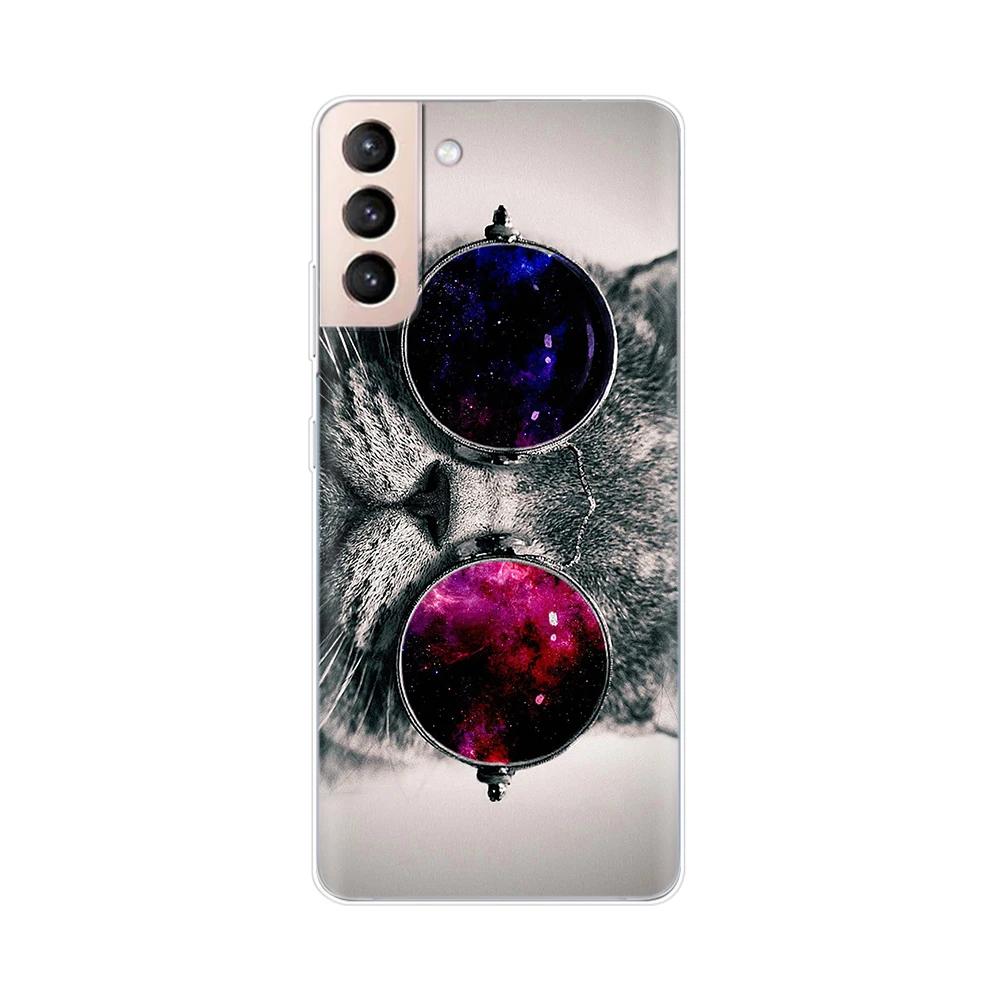 For Samsung Galaxy S21 S 21 FE Plus Case Soft TPU Phone Back Cases Cover for Samsung S21 Ultra GalaxyS21 Silicone Phone Case