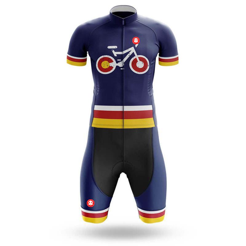 Triathlon Skinsuit Träger Radsport Herren Radtrikot Sommer Atmungsaktiv Radanzug Set 2026