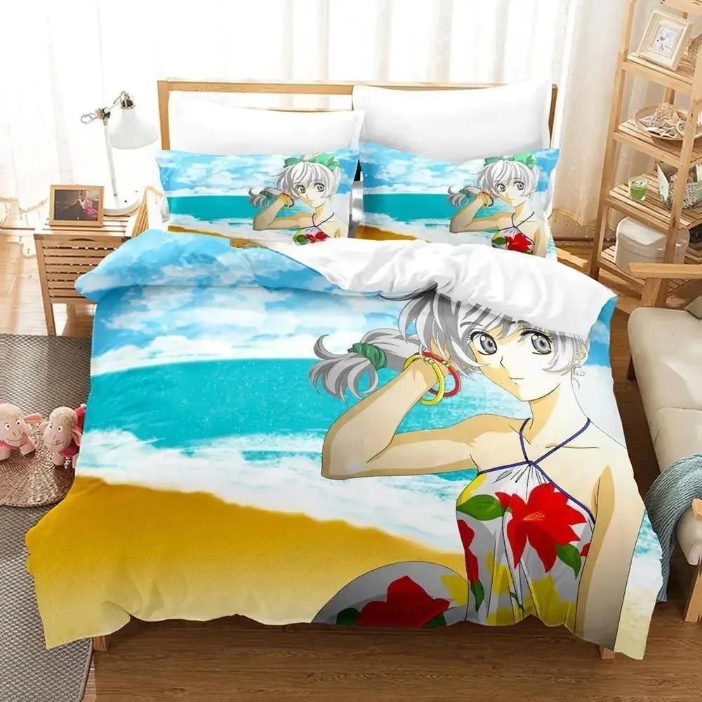 

Full Metal Panic Bedding Set Single Twin Full Queen King Size Bed Set Adult Kid Bedroom Duvet cover Sets 3d Print Anime Girls EU Single(135*200cm)3pcs