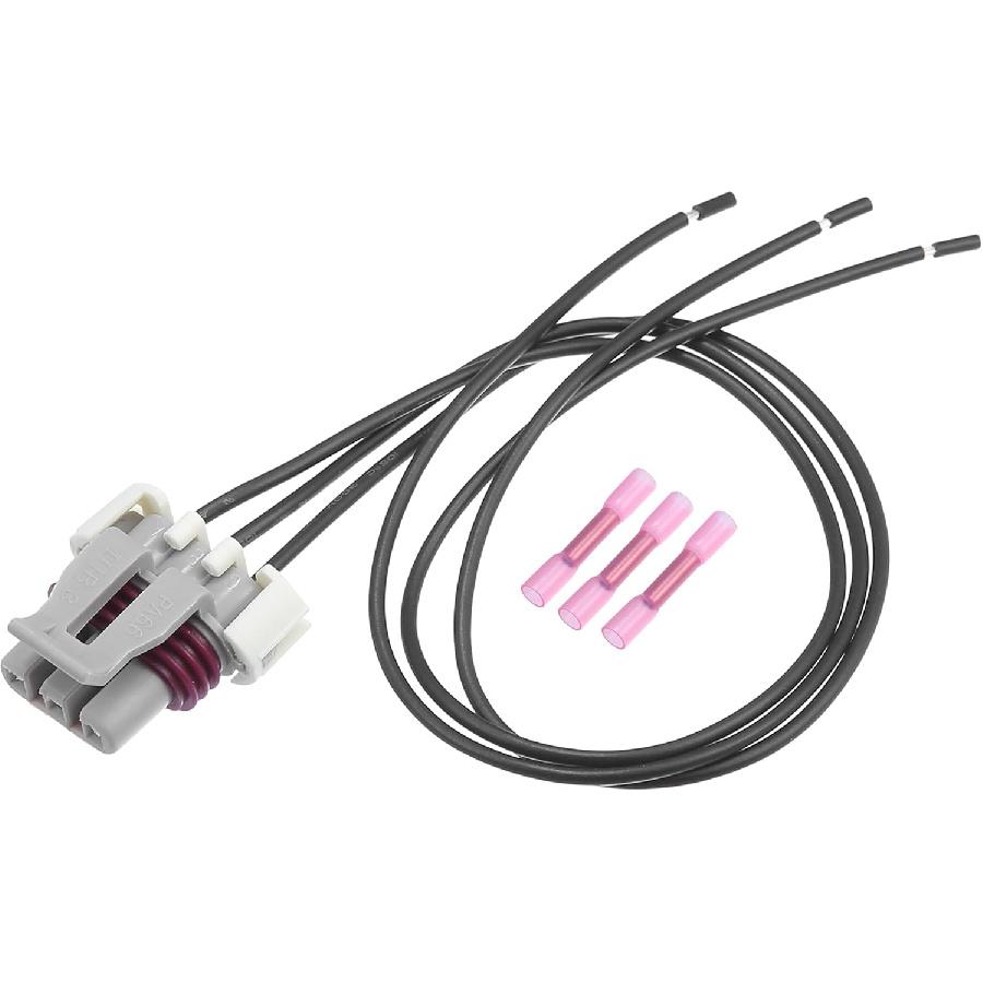 Motoforti Crankshaft Position Sensor Connector Pigtail Plug, Crank Sensor Pigtail Wire Harness, for Chevrolet Astro, Plastic, No.10456042, Black, 1