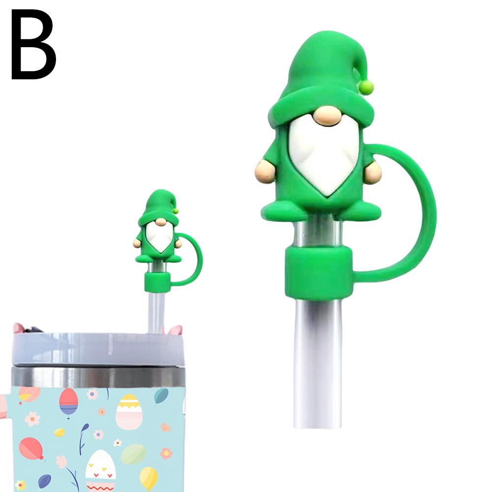 

10 мм силиконовый пасхальный яичный соломенный колпачок для чашки Стэнли соломенная заглушка для чашки кролика Водяной кролик Аксессуар V1F0 B-1pcs