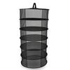 6-lagiger Hängekorb, zusammenklappbarer Wäscheständer, Kräuter-Trockennetz, Öffnungsform, Trocknerbeutel, Maschenweite 600 mm