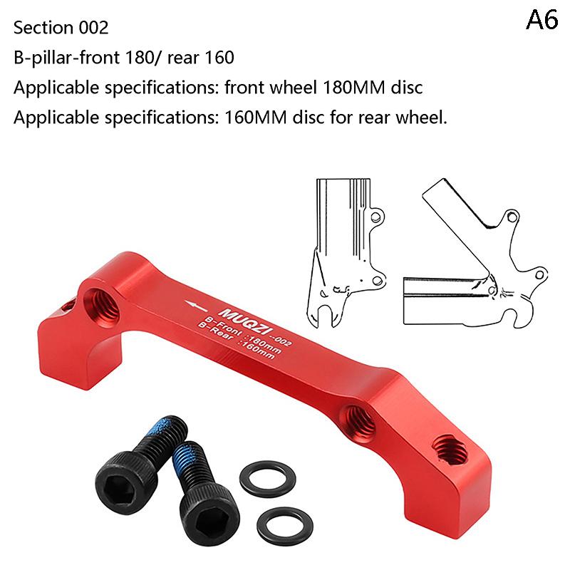 Adattatore Supporto Pinza Freno a Disco 140mm 160mm 180mm 203mm Adattatore Rotore Freno a Disco per Bicicletta con Bulloni