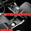 For Toyota Rav4 2026 ABS Black Car Central Control Water Cup Frame Cover Trim Interior Car Accessories LHD