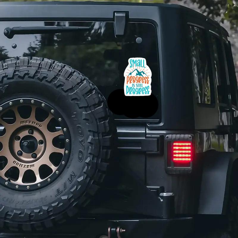 Small Progress Is Still Progress Sticker, Motivational Sticker, Encouraging Gift, Gift For Hikers, Car Decal, Laptop Decal, Clear Decal