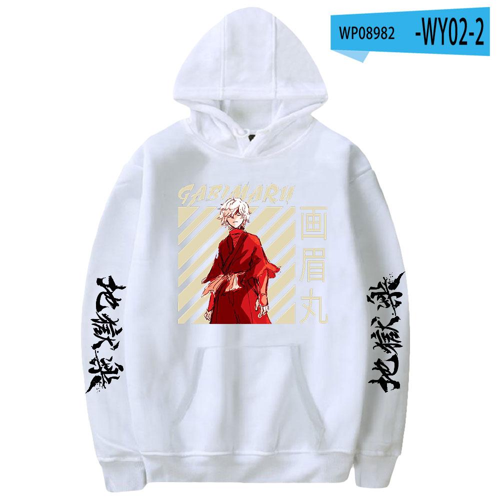 2023 Jigoku Raku Gabimaru Anime Hoodie Long Sleeve Woman Man Sweatshirts Harajuku Streetwear Jigokuraku Manga Clothes Hoodies