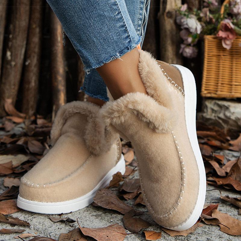Women Boots Women's Ankle Boots For Winter Shoes Woman  Fur Botas Mujer Keep Warm Booties Female Snow Boots Winter Footwear