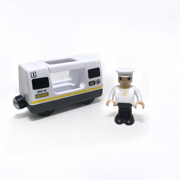 W2 Rlectric Car Harmonious Train Compartment Magnet Link Compatible Wood Track Compatible with All Type 1:64