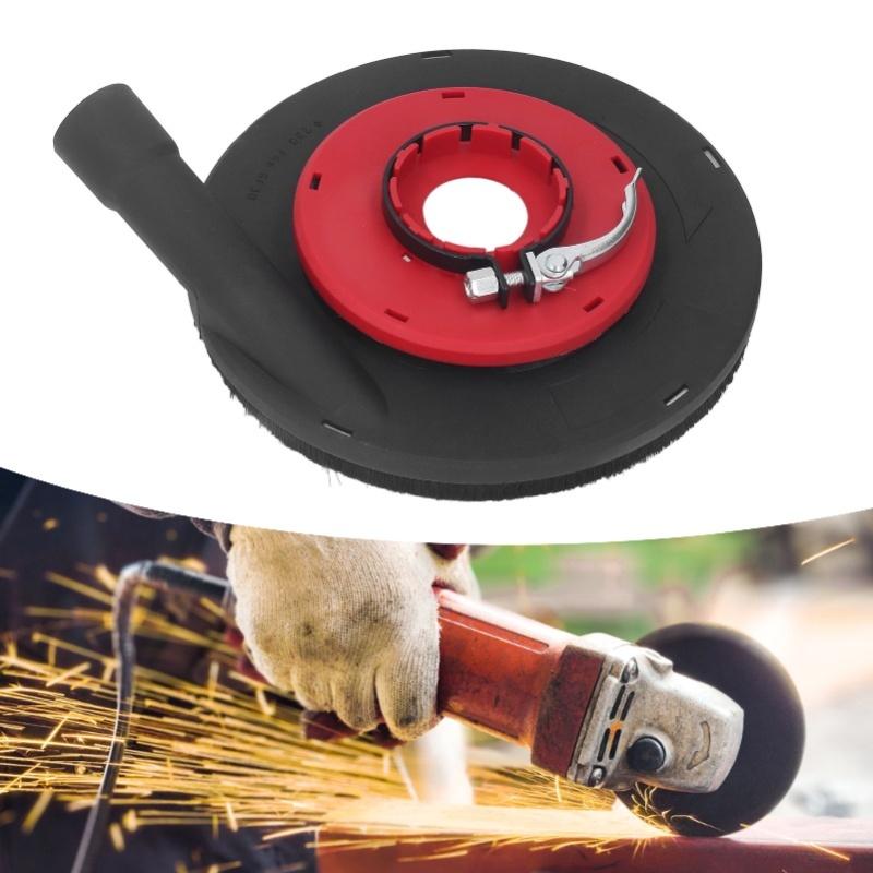 9 Zoll Winkelschleifer Staubhaube Oberflächenschleif-Staubhaube Für Winkelschleifer Rot Schwarz 230mm Schleifscheibe