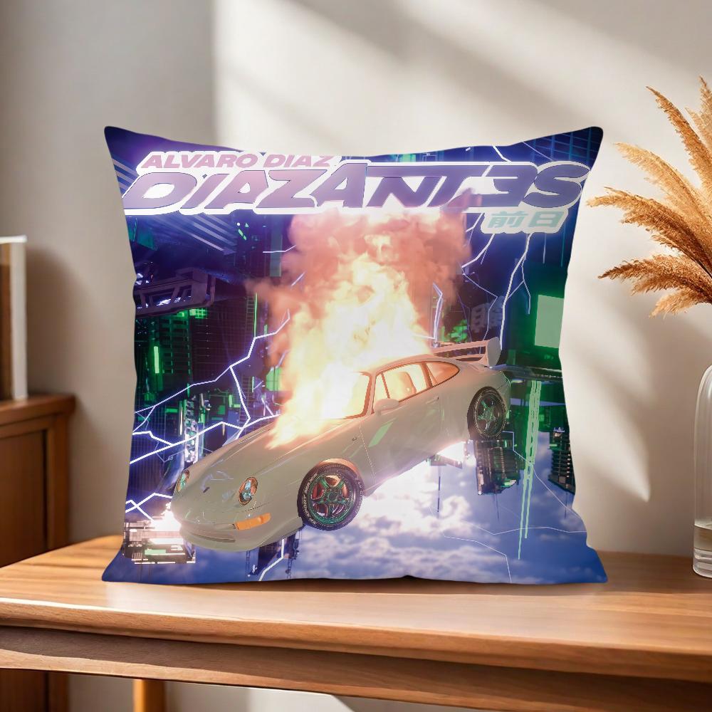 Singer A-Alvaro Diaz Cushion Cover Comfortable Soft Pillow Case for Sofa Living Room Home Office Decor and Protective Covers