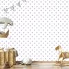Heart Wallpaper White, Lavender and Light Gray 50x1000