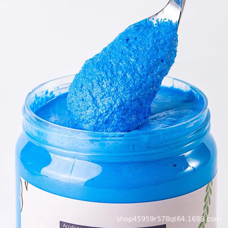 200ML Multicolor Quartz Sand Acrylic Pigment for Textured Painting Modeling Paste with Grainy Feeling for Painting Creation