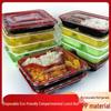ZISIZ Disposable 3-Compartment Food Container