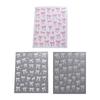 White Bows Nails Art Stickers Ribbon Bows Nail Decals 3D Bowknot Nail Sticker Nails Art Decoration for Women Girls