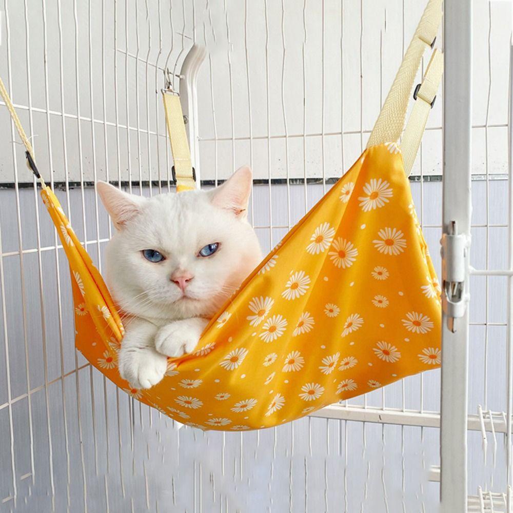 

Breathable Pet Cage Hammock Cartoon Cat Hanging Basket for Cat Kitten Hamster Rabbits