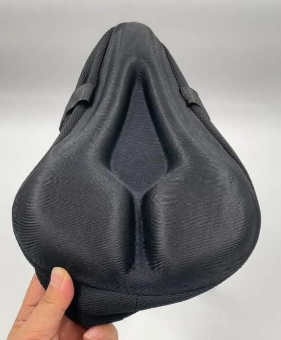 Shock Absorption Silicone Bike Seat Cushion – Comfortable Saddle Cover for Mountain Cycling