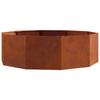 Rustic Planter Box 120 X 120 X 35 Cm Weatherproof Steel
