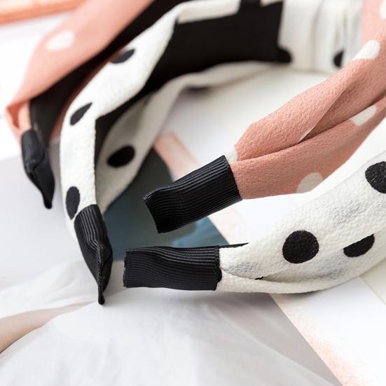 Fashion Bowknot Polka Dot Women's Cloth Hairband Headband Hair Accessories