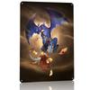 Dragon Mail Carrier Personalized D Textured Metal Poster Wall Art Vintage Tin Signs for Interior Decoration Living Room House