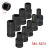 Square Tap Socket For Pneumatic Ratchet Wrench M6-M24