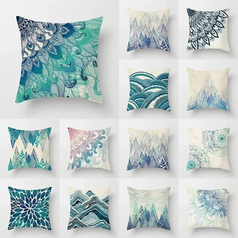 Home decoration boho pillowcase bedroom living room sofa cushion cover 45x45cm peach skin pillowcase