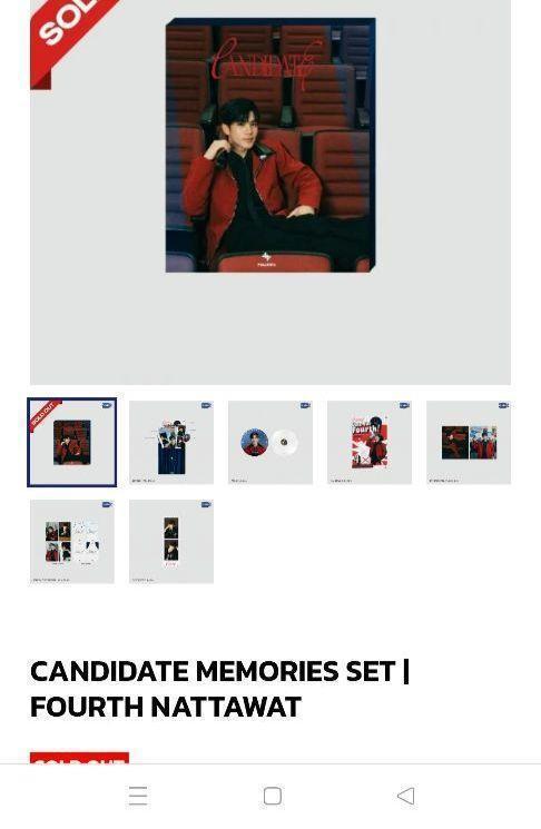 [USED] Fourth Photocard GMMTV GeminiFourth