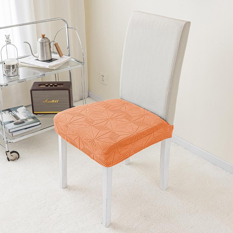 

Jacquard Chair Cover Straight Back Chair Cover Four Seasons Universal Non-slip Seat Cushion Cover Split Hotel Dining Chair Chair Cover 38-45cm