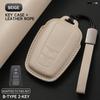 Genuine Leather Car Key Case Cover Key Bag For 7HES Crown Hilux Prius Camry Corolla CHR C-HR RAV4 Land Protect Set Accessories HGL3